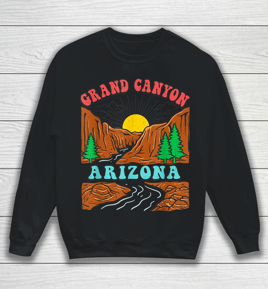 Vintage Grand Canyon National Park Arizona Pride Mountain Sweatshirt
