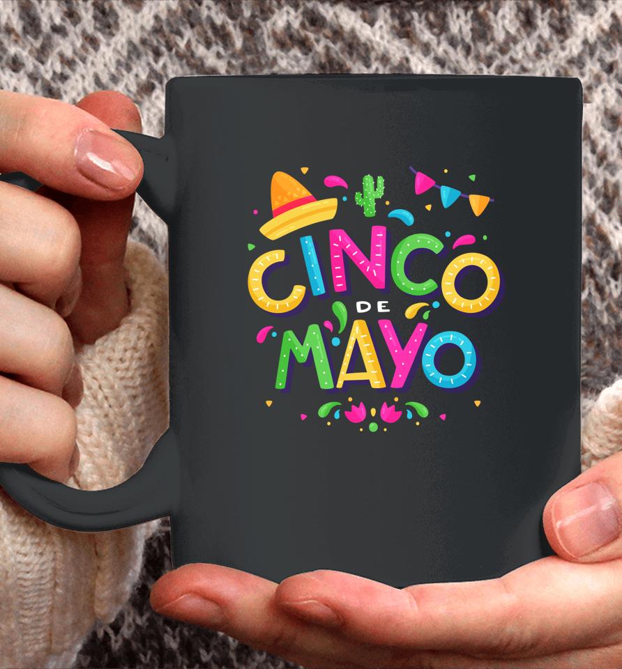 Vintage Happy Cinco De Mayo Mexico Coffee Mug