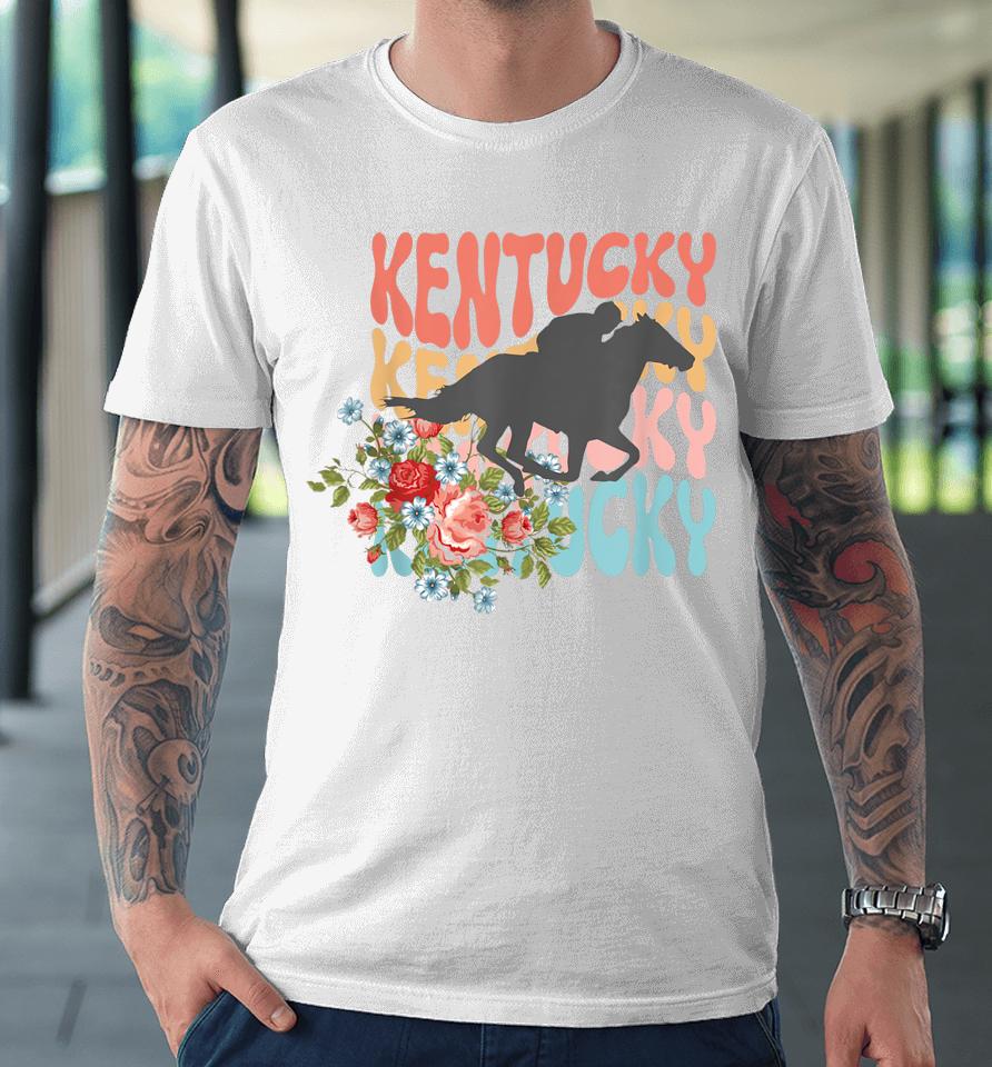 Vintage Kentucky Retro Horse Racing Derby Premium T-Shirt