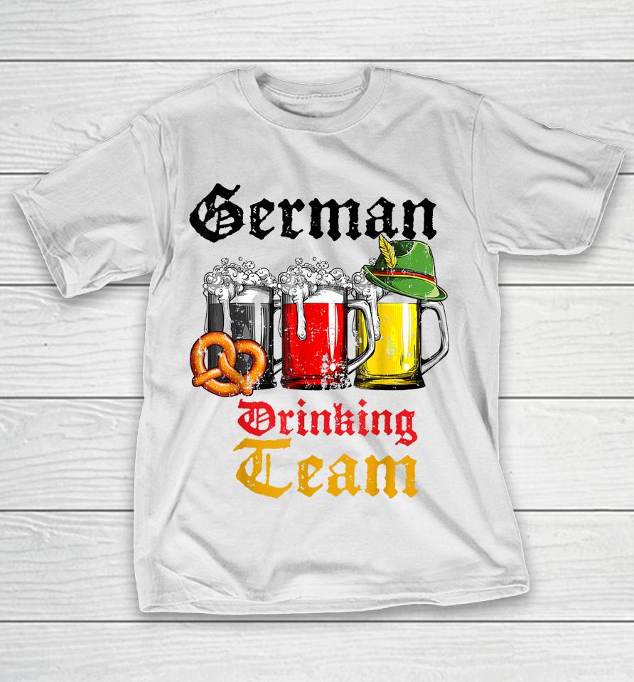 Vintage Oktoberfest Beer German Of Flag T-Shirt