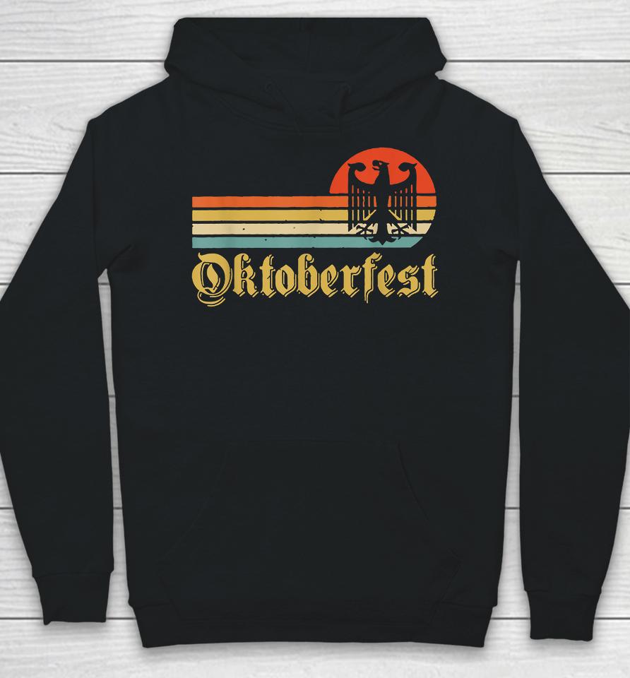 Vintage Oktoberfest German Flag Beer Drinking Hoodie