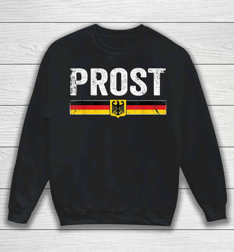 Vintage Oktoberfest German Flag Prost Sweatshirt