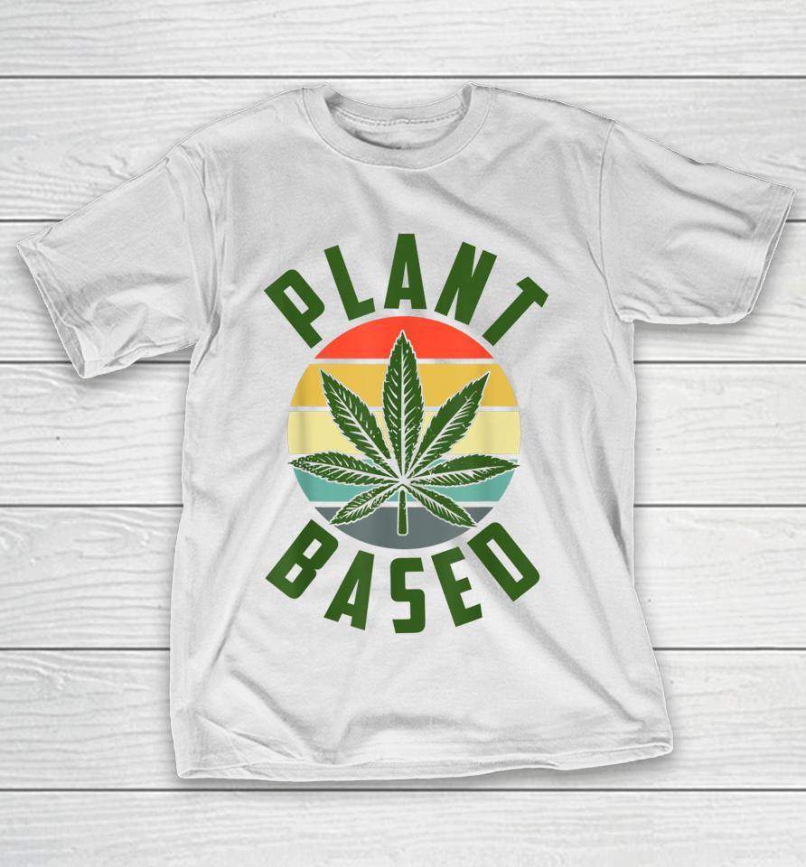 Vintage Plant Manager Cannabis Leaf Marijuana Weed T-Shirt