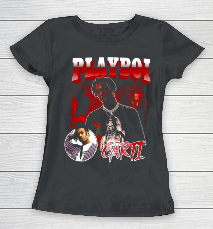 Vintage Playboi Carti Hiphop Women T-Shirt
