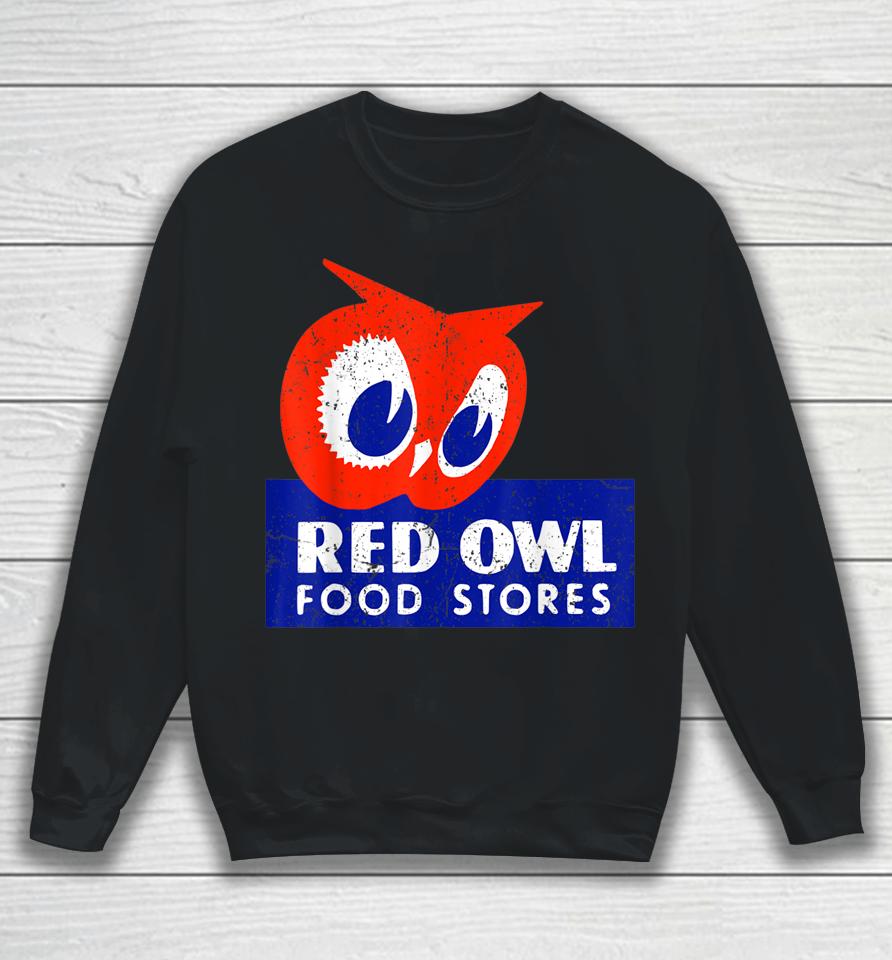 Vintage Red Owl Groceries Defunct Grocery Store Sweatshirt