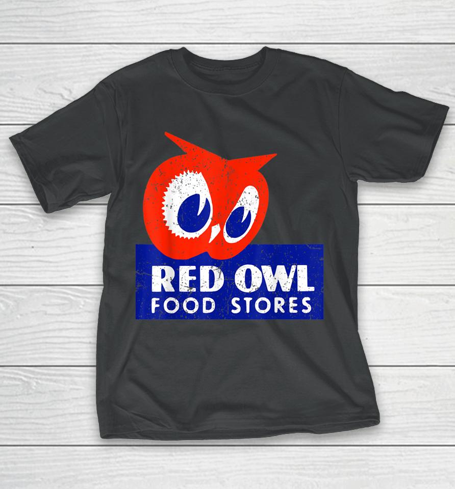 Vintage Red Owl Groceries Defunct Grocery Store T-Shirt