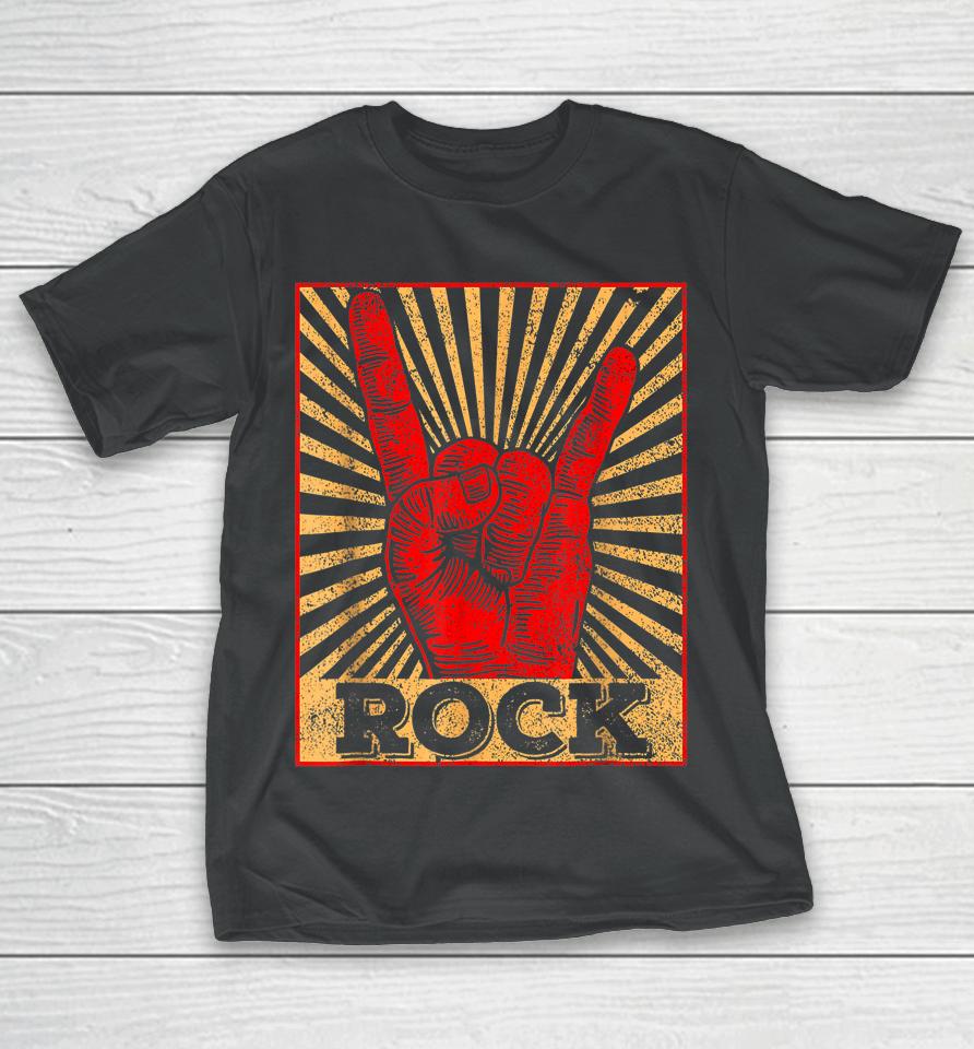Vintage Rock N Roll Concert Band Retro Tee Gift T-Shirt
