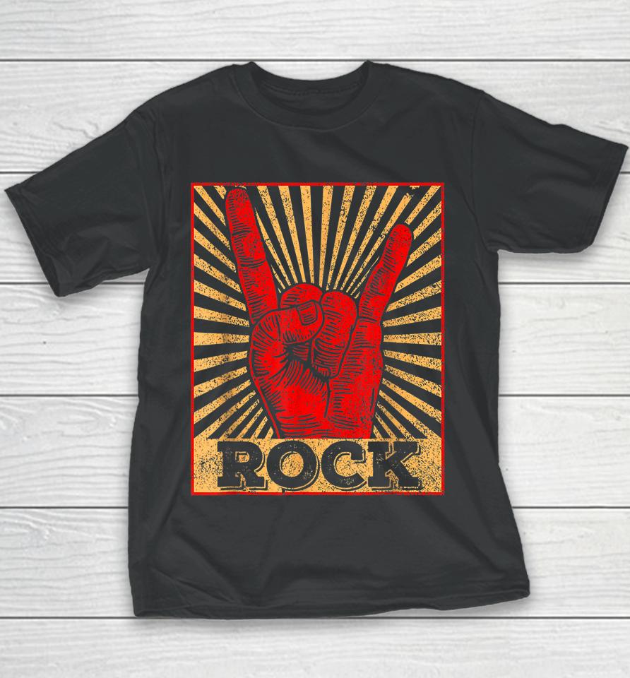 Vintage Rock N Roll Concert Band Retro Tee Gift Youth T-Shirt