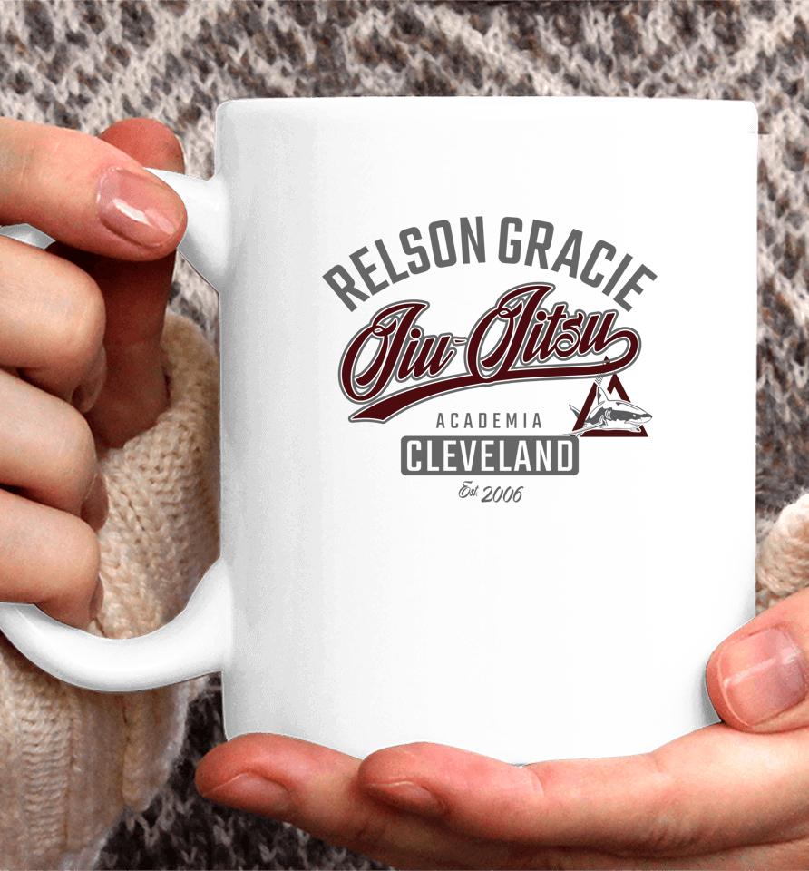 Vintage Style Gracie Cleveland Jiu-Jitsu Coffee Mug