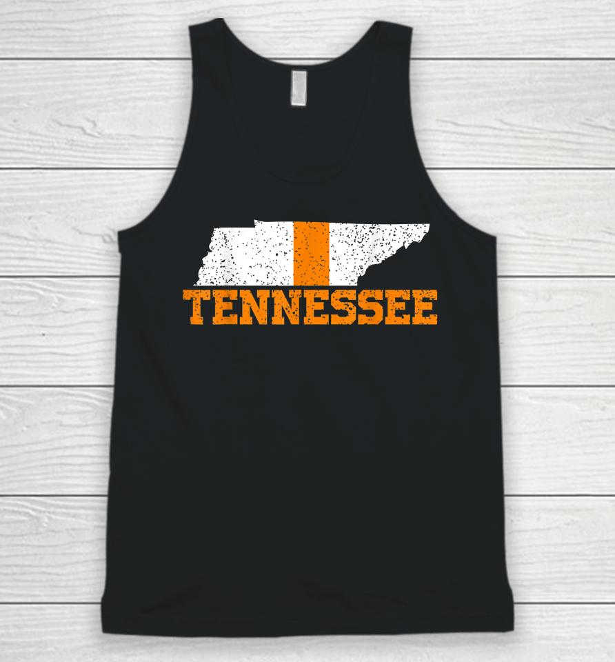Vintage Tennessee Map Unisex Tank Top