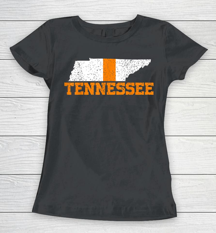 Vintage Tennessee Map Women T-Shirt