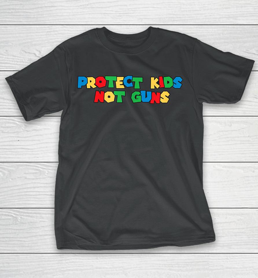 Vintage Video Game Protect Kids Not Guns T-Shirt