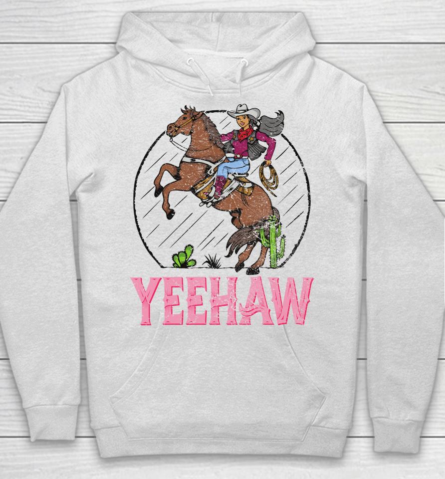 Vintage Yeehaw Howdy Rodeo Western Country Southern Cowgirl Hoodie