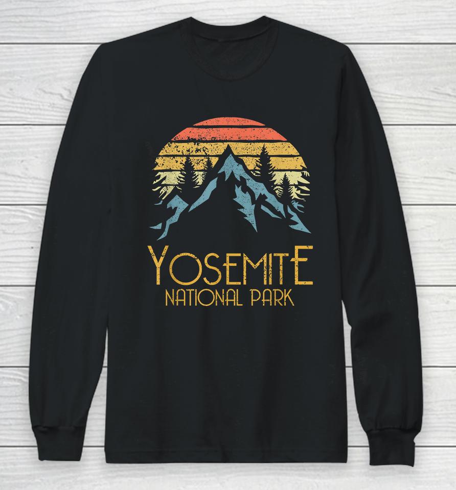 Vintage Yosemite National Park Long Sleeve T-Shirt