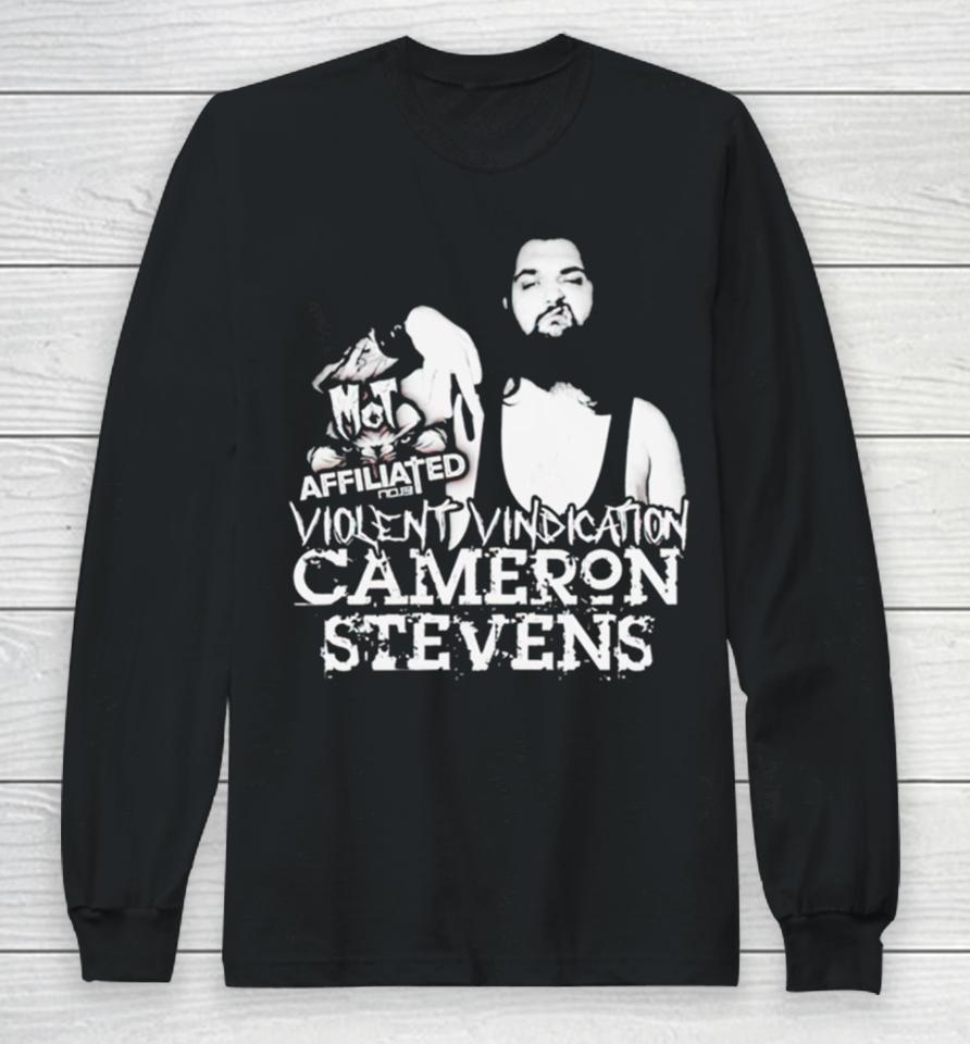 Violent Vindication Cameron Stevens Long Sleeve T-Shirt
