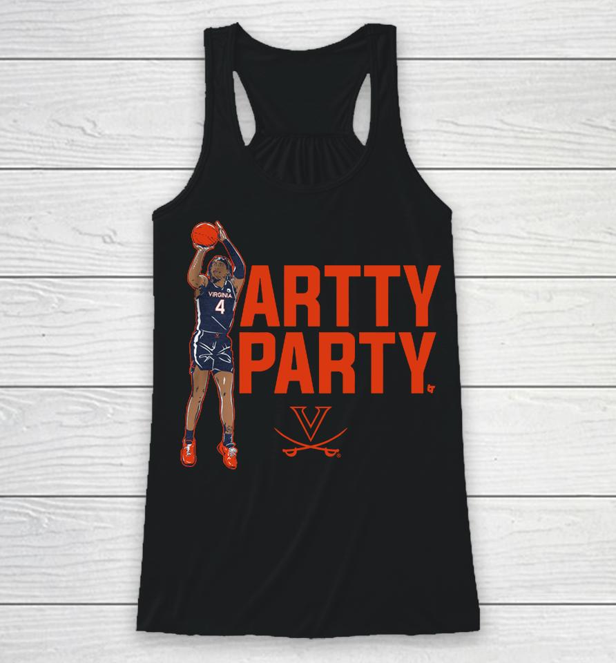 Virginia Basketball Armaan Franklin Artty Party Racerback Tank
