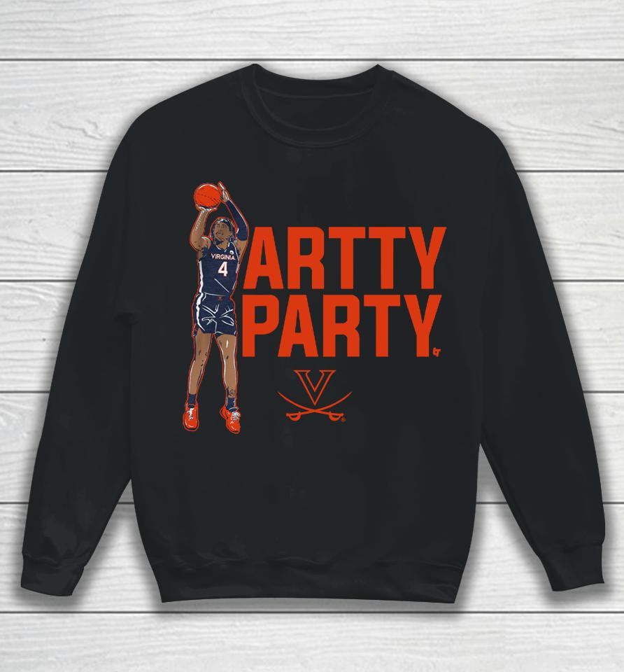 Virginia Basketball Armaan Franklin Artty Party Sweatshirt
