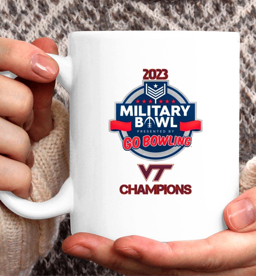 Virginia Tech Hokies 2023 Military Bowl Champions Coffee Mug