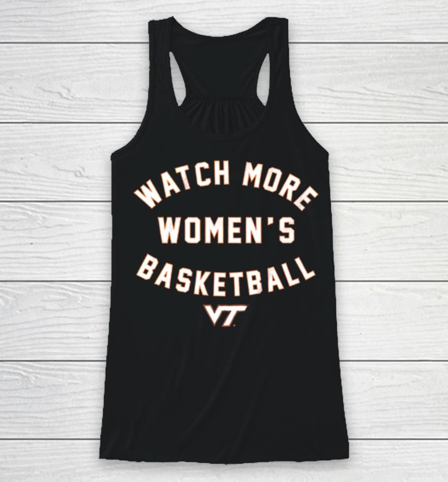 Virginia Tech Hokies Watch More Women’s Basketball Racerback Tank