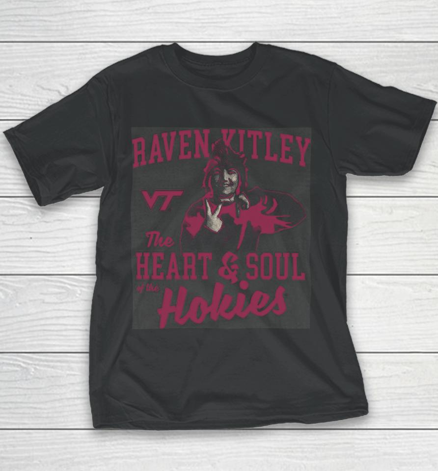 Virginia Tech Nil Store Raven Kitley The Heart And Soul Of The Hokies Youth T-Shirt