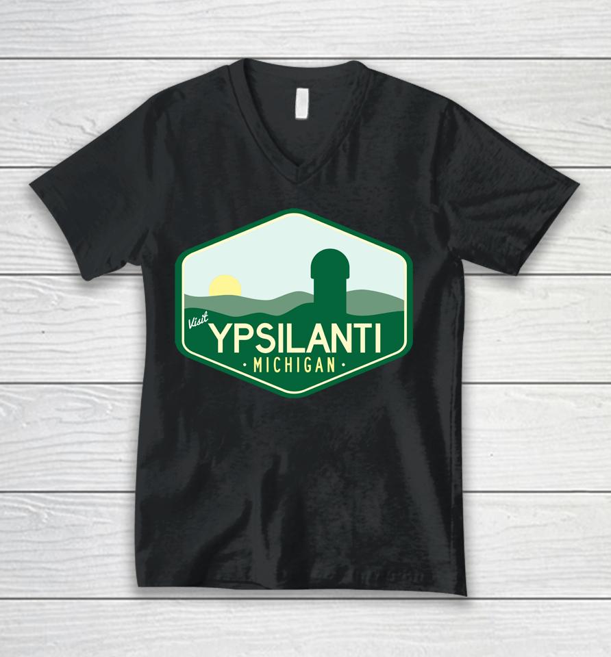 Visit Ypsilanti Michigan Unisex V-Neck T-Shirt