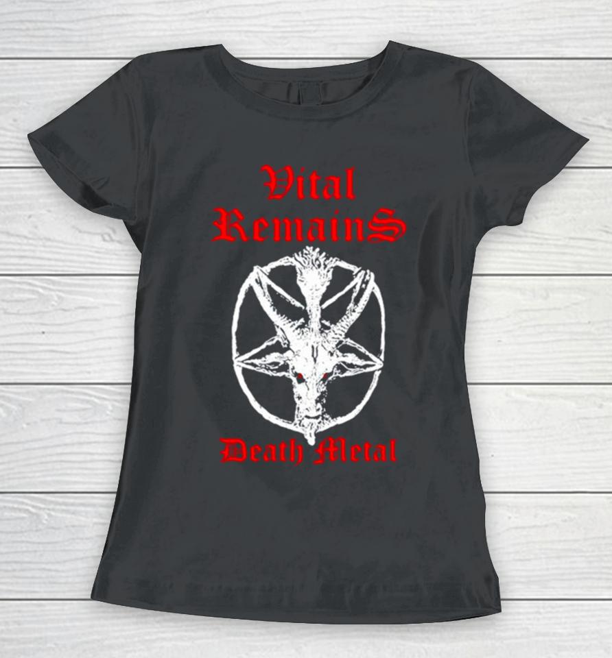 Vital Remains Death Metal Women T-Shirt