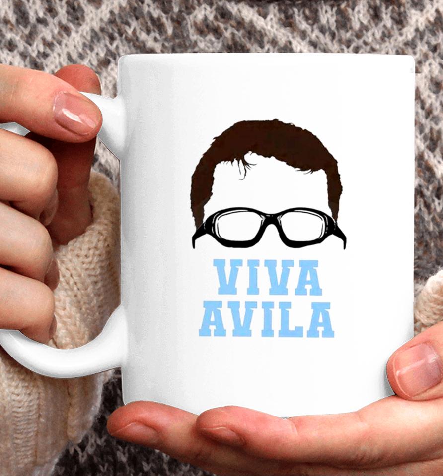 Viva Avila Face Robbie Avila Unc Basketball Coffee Mug