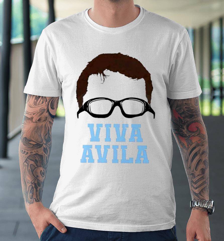 Viva Avila Face Robbie Avila Unc Basketball Premium T-Shirt