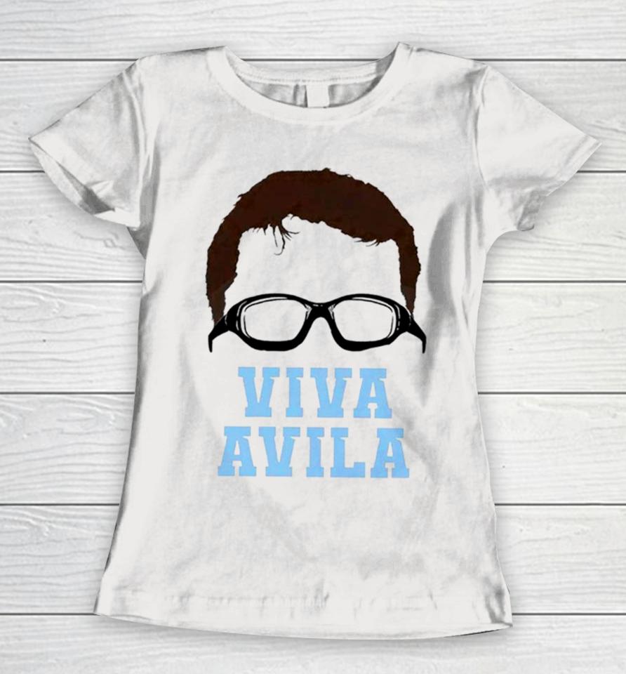 Viva Avila Face Robbie Avila Unc Basketball Women T-Shirt