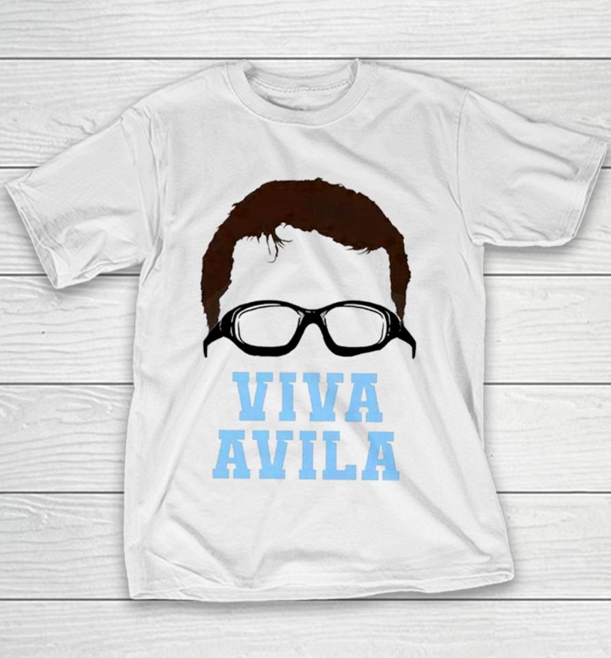 Viva Avila Face Robbie Avila Unc Basketball Youth T-Shirt