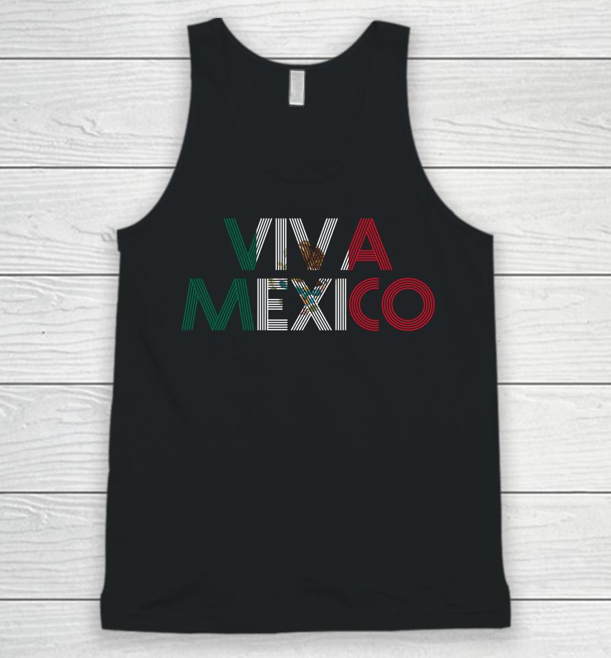 Viva Mexico Mexican Flag Mexican Independence Day Unisex Tank Top