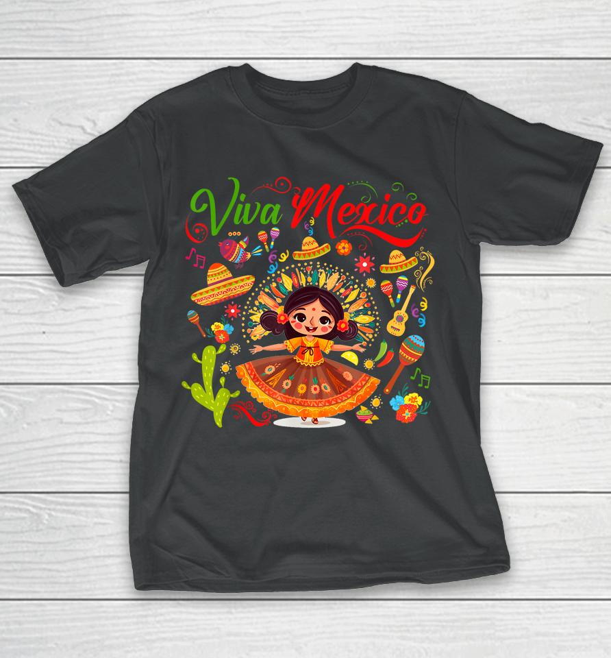Viva Mexico Mexican Independence Day - I Love Mexico T-Shirt
