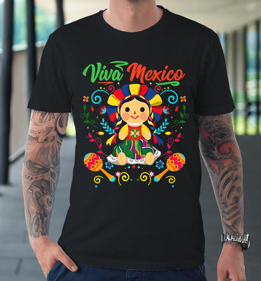 Viva Mexico Mexican Independence Day - I Love Mexico Premium T-Shirt