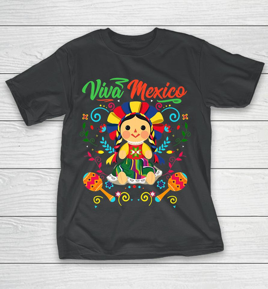 Viva Mexico Mexican Independence Day - I Love Mexico T-Shirt