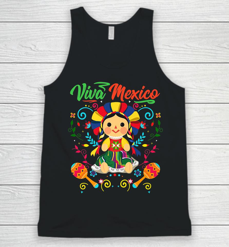 Viva Mexico Mexican Independence Day - I Love Mexico Unisex Tank Top