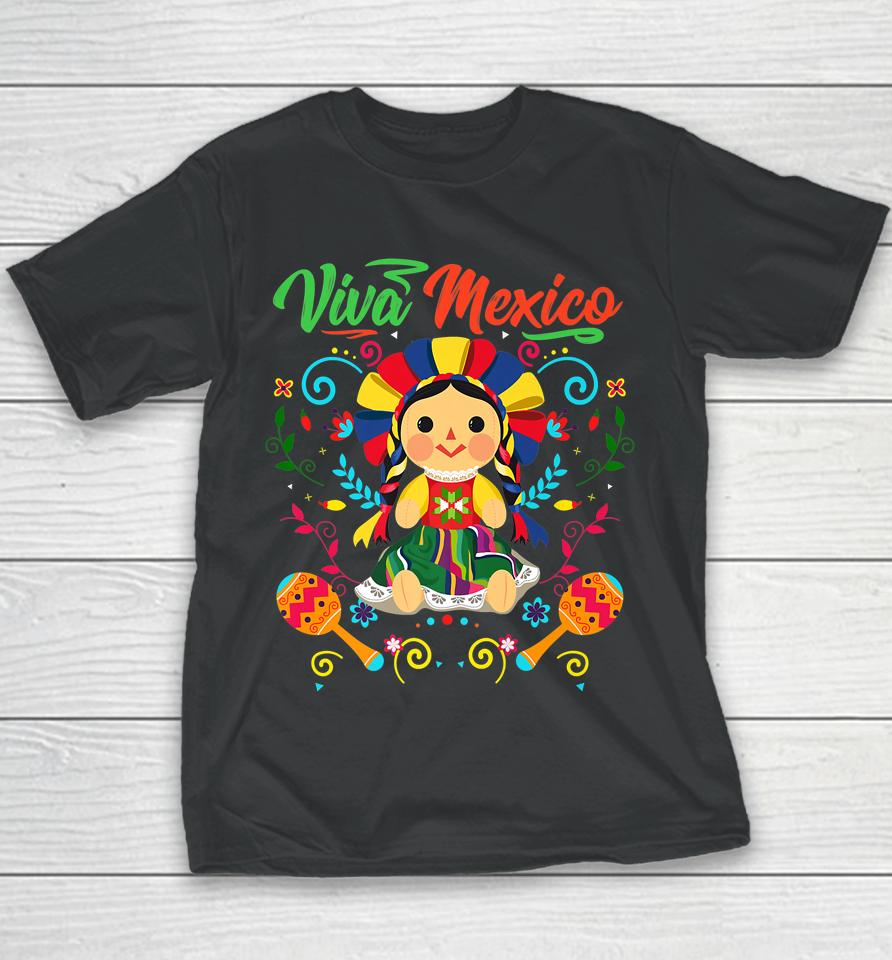 Viva Mexico Mexican Independence Day - I Love Mexico Youth T-Shirt