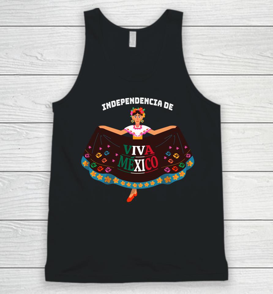 Viva Mexico Mexican Independence Mexican Flag 16Th September Unisex Tank Top