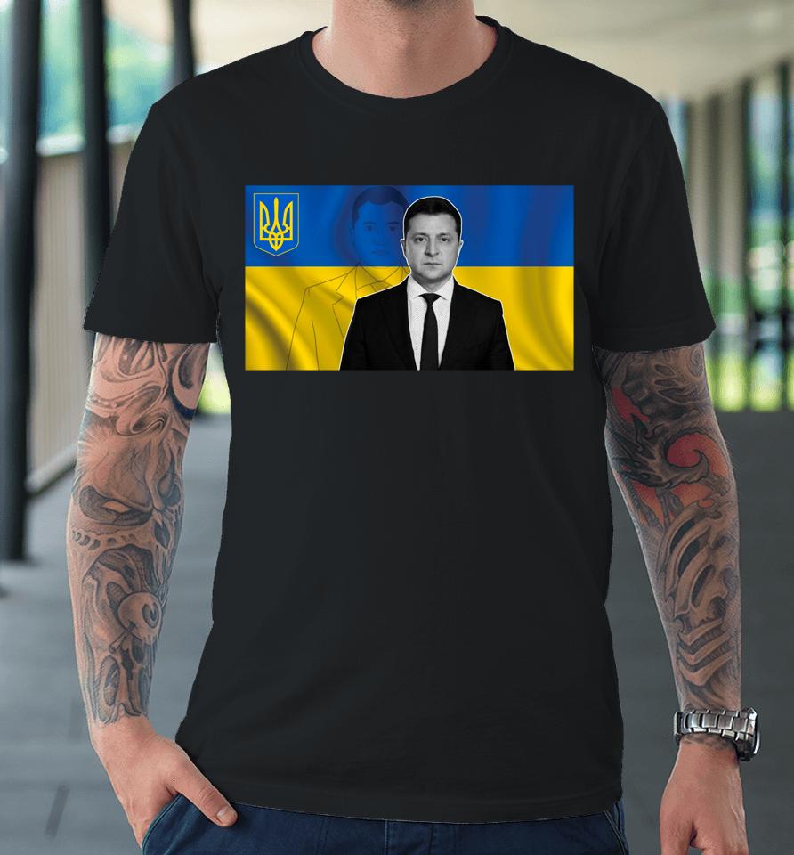Volodymyr Zelensky Not All Heroes Wear Capes Support Ukraine Premium T-Shirt