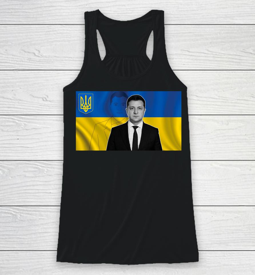 Volodymyr Zelensky Not All Heroes Wear Capes Support Ukraine Racerback Tank