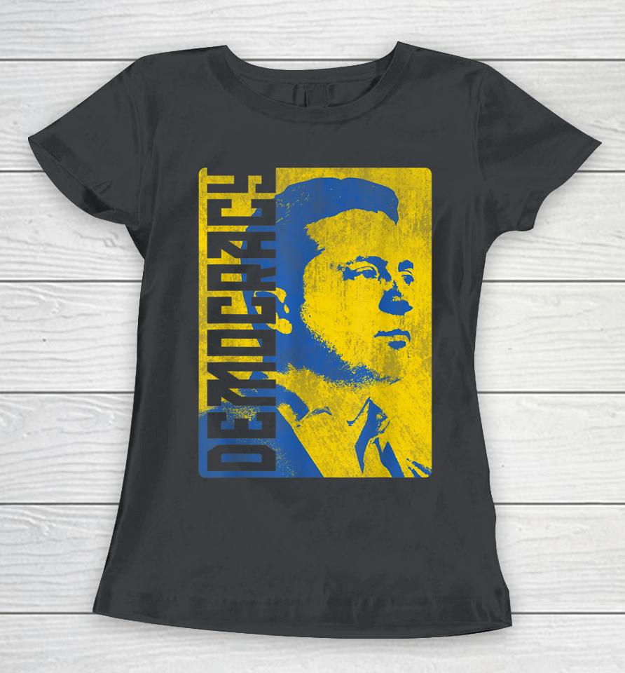 Volodymyr Zelensky Not All Heroes Wear Capes Support Ukraine Women T-Shirt