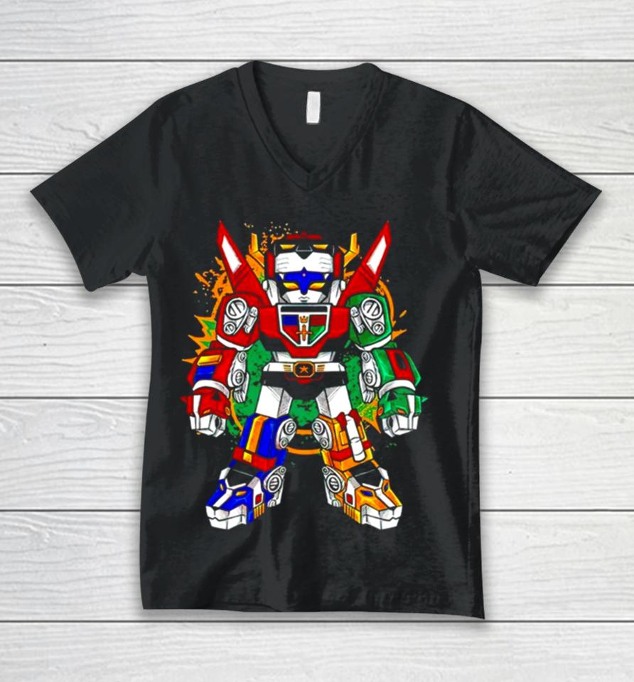 Voltron Chibi Defender Of The Universe Unisex V-Neck T-Shirt