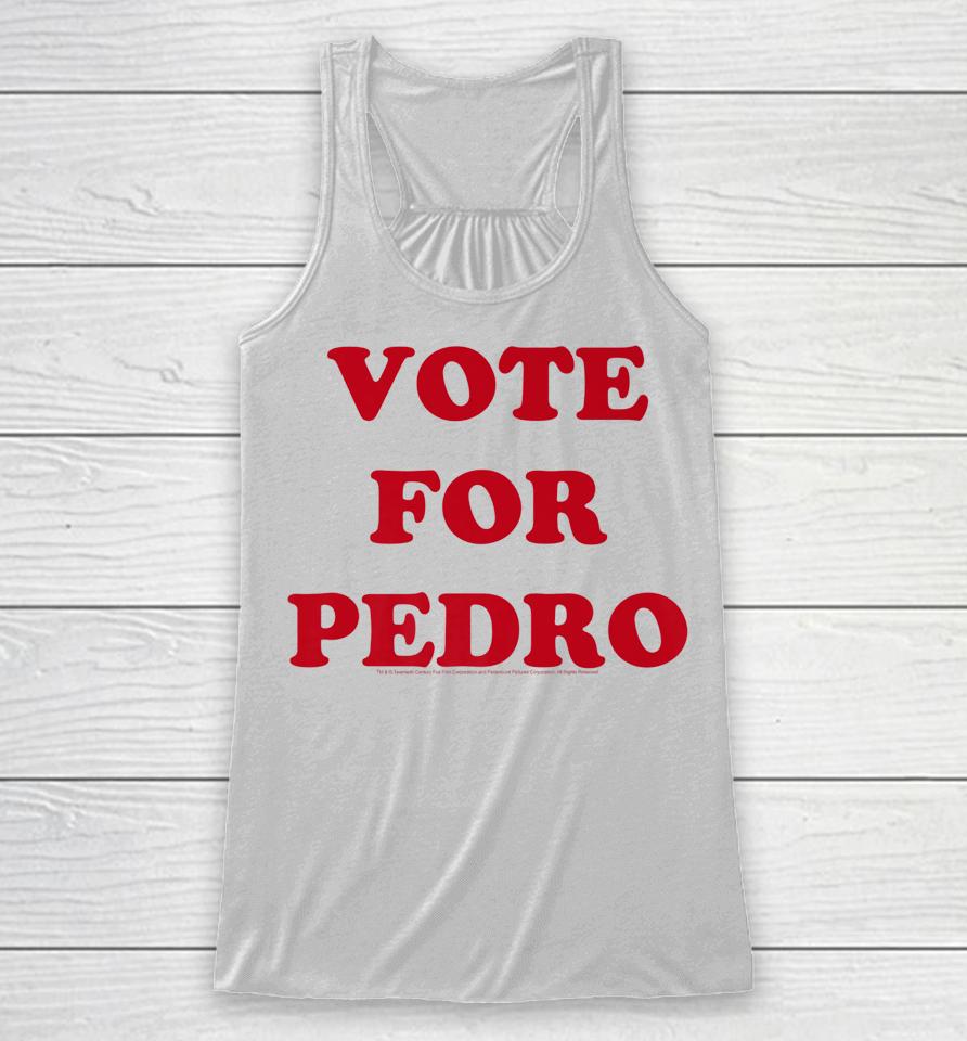 Vote For Pedro Racerback Tank