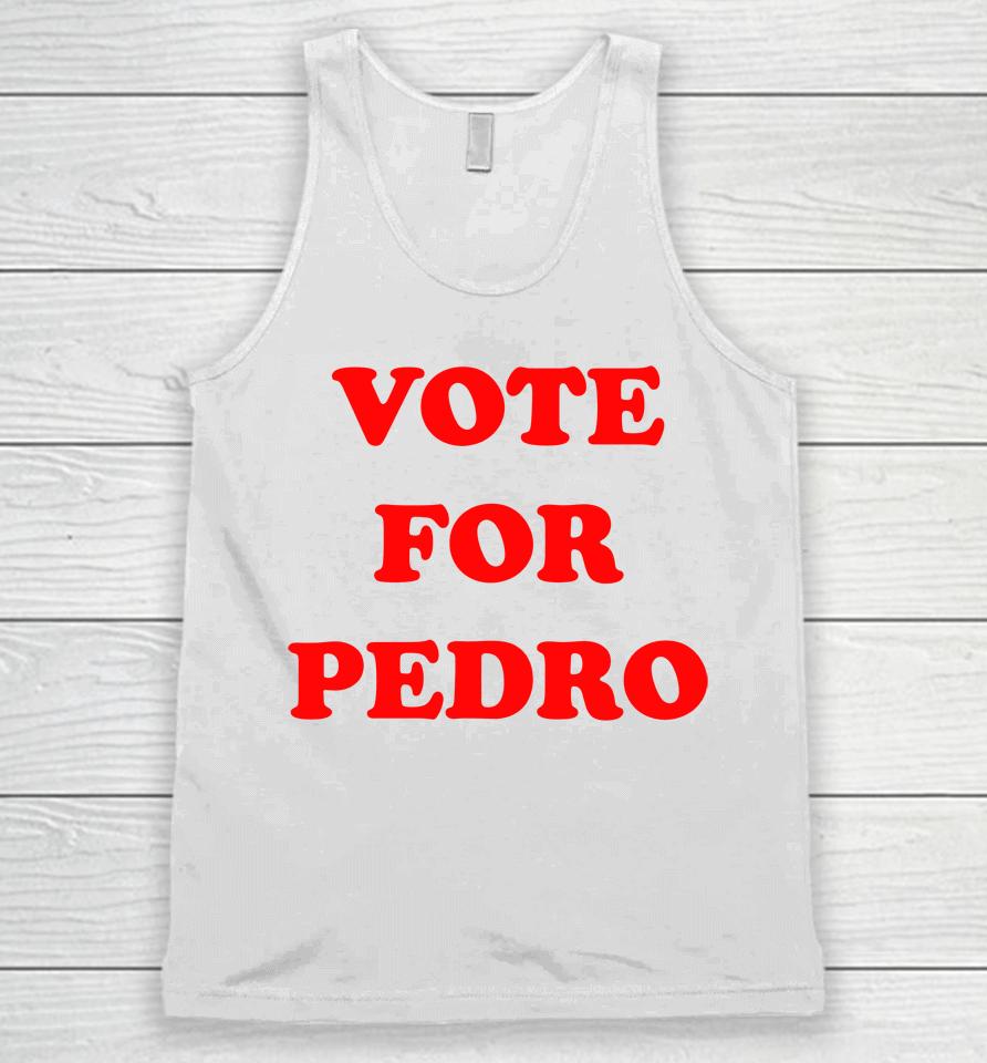 Vote For Pedro Unisex Tank Top