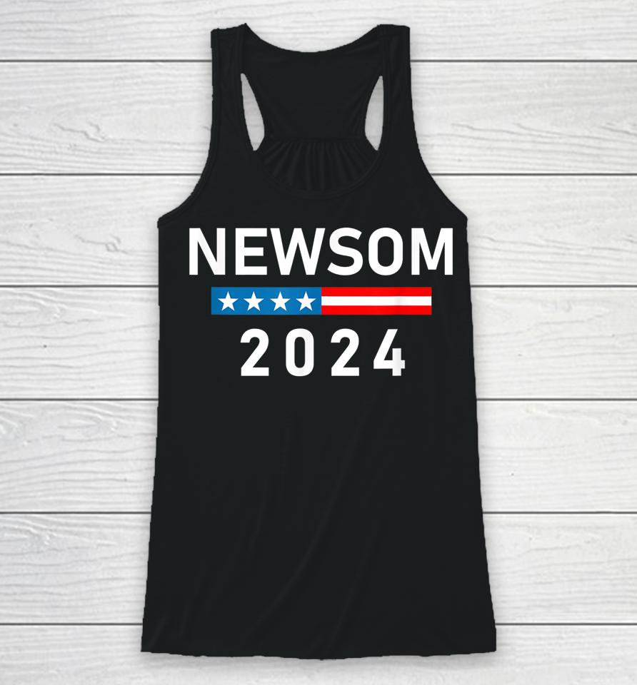 Vote Gavin Newsom President Elect Gavin Newsom Racerback Tank