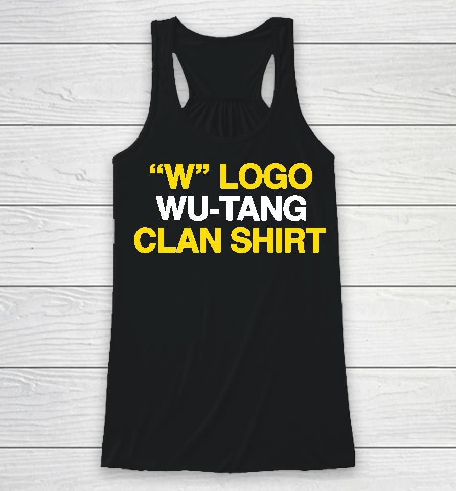 W Logo Wu Tang Clan Racerback Tank