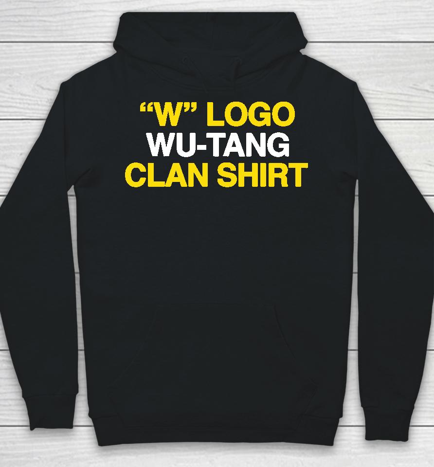W Logo Wu Tang Clan Hoodie