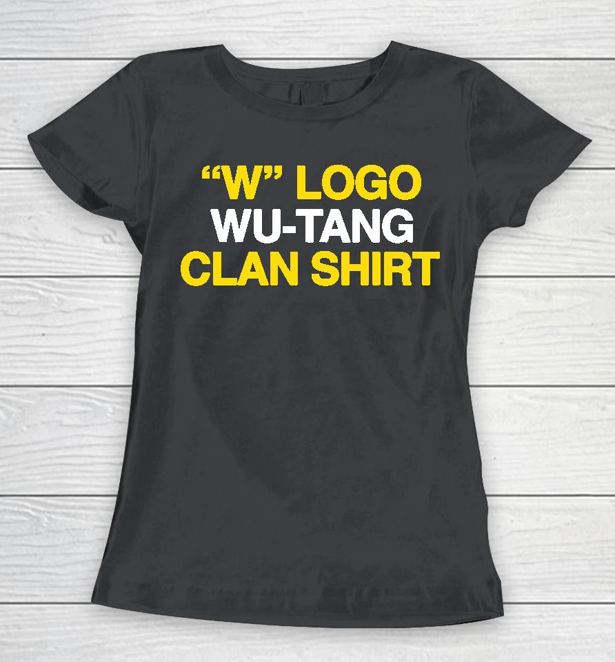 W Logo Wu Tang Clan Women T-Shirt
