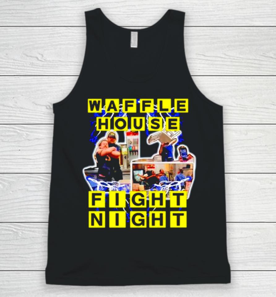 Waffle House Fight Night Unisex Tank Top