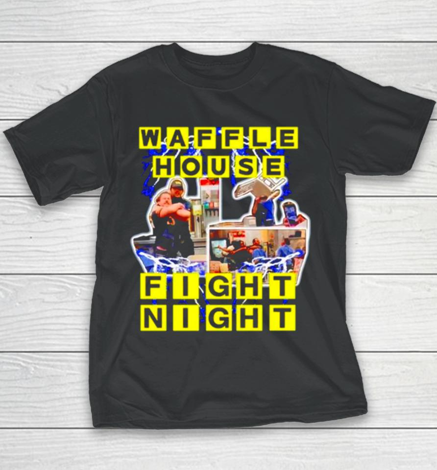 Waffle House Fight Night Youth T-Shirt