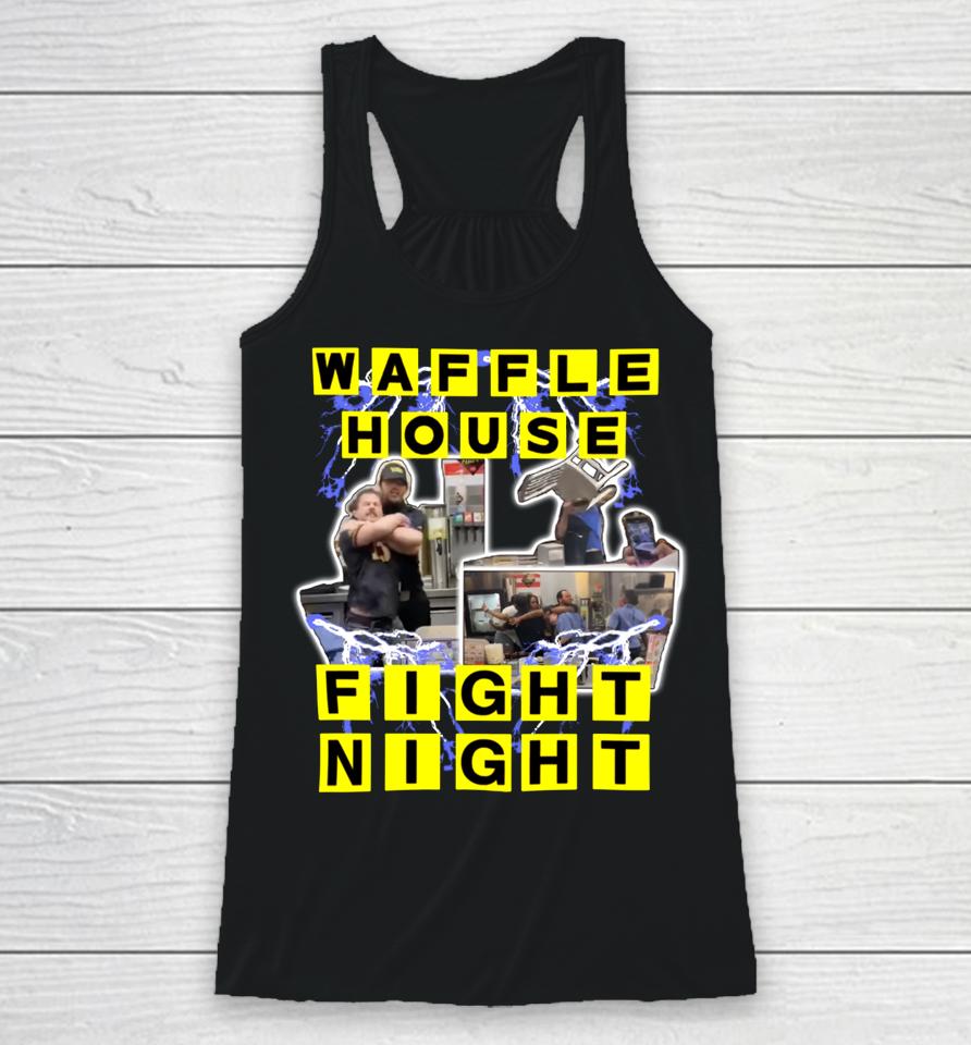 Waffle House Fight Night Racerback Tank
